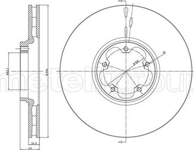 Fri.Tech. BD0810 - Disque de frein cwaw.fr