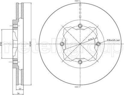 Fri.Tech. BD0355 - Disque de frein cwaw.fr