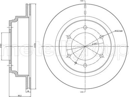 Fri.Tech. BD0360 - Disque de frein cwaw.fr