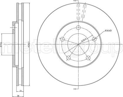 Fri.Tech. BD0361 - Disque de frein cwaw.fr