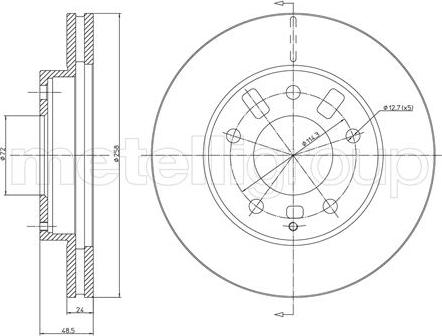 Fri.Tech. BD0302 - Disque de frein cwaw.fr