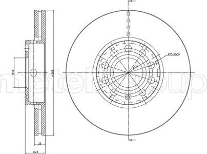 Fri.Tech. BD0312 - Disque de frein cwaw.fr