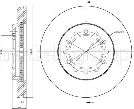 Fri.Tech. BD0386 - Disque de frein cwaw.fr