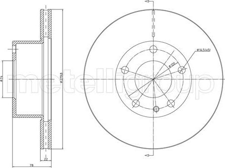 Fri.Tech. BD0245 - Disque de frein cwaw.fr