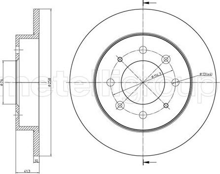 Fri.Tech. BD0200 - Disque de frein cwaw.fr