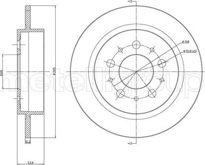 Fri.Tech. BD0207 - Disque de frein cwaw.fr