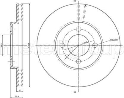 Fri.Tech. BD0281 - Disque de frein cwaw.fr