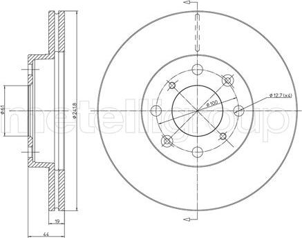 Fri.Tech. BD0236 - Disque de frein cwaw.fr