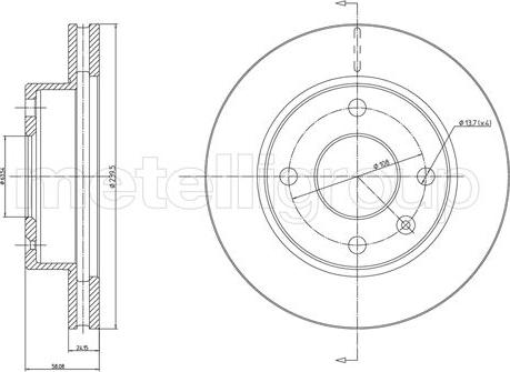 Fri.Tech. BD0238 - Disque de frein cwaw.fr