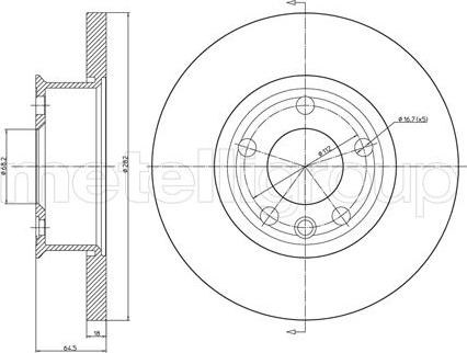 Fri.Tech. BD0221 - Disque de frein cwaw.fr