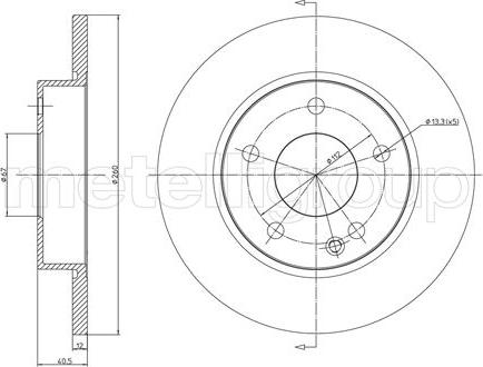 Fri.Tech. BD0223 - Disque de frein cwaw.fr