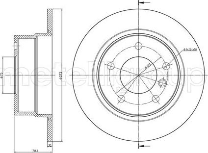 Fri.Tech. BD0705 - Disque de frein cwaw.fr