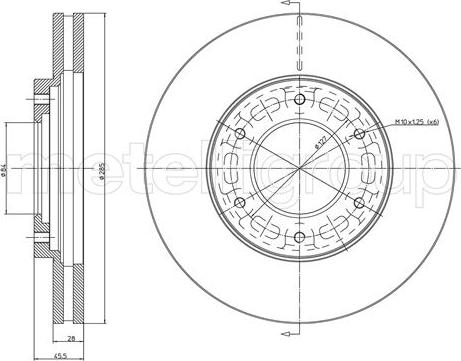 Fri.Tech. BD0718 - Disque de frein cwaw.fr