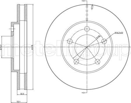 Fri.Tech. BD0781 - Disque de frein cwaw.fr