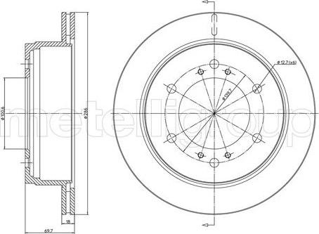 Fri.Tech. BD0787 - Disque de frein cwaw.fr