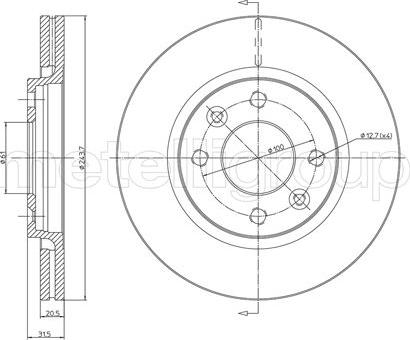 Fri.Tech. BD0779 - Disque de frein cwaw.fr