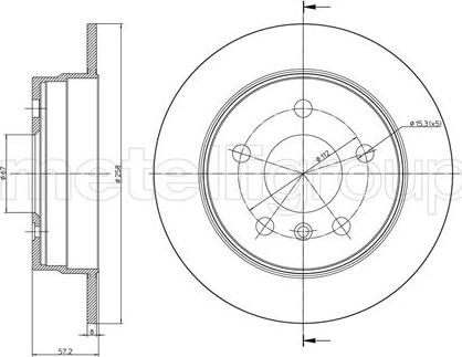 Fri.Tech. BD1497 - Disque de frein cwaw.fr