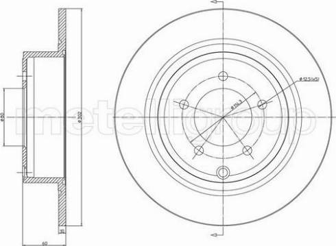 Fri.Tech. BD1412 - Disque de frein cwaw.fr