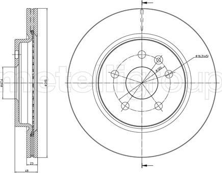 Fri.Tech. BD1426 - Disque de frein cwaw.fr