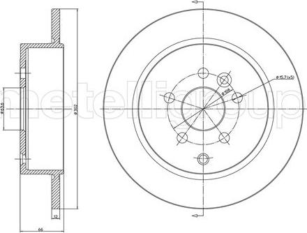 Fri.Tech. BD1472 - Disque de frein cwaw.fr