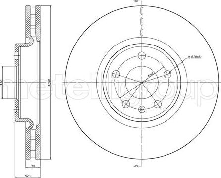 Fri.Tech. BD1551 - Disque de frein cwaw.fr