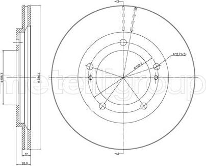 Fri.Tech. BD1516 - Disque de frein cwaw.fr