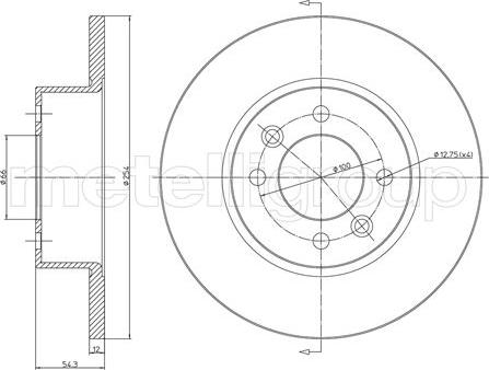 Fri.Tech. BD1583 - Disque de frein cwaw.fr