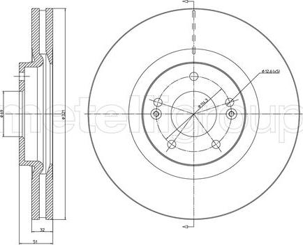 Fri.Tech. BD1533 - Disque de frein cwaw.fr