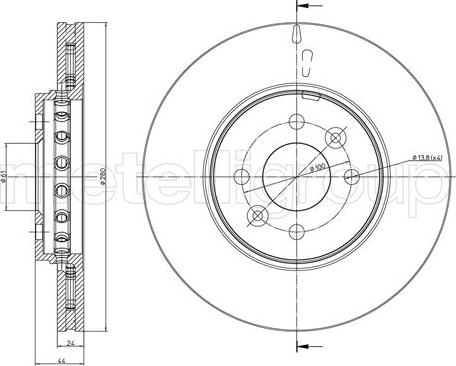 Fri.Tech. BD1669 - Disque de frein cwaw.fr