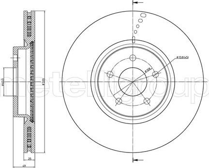 Fri.Tech. BD1681 - Disque de frein cwaw.fr