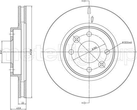 Fri.Tech. BD1677 - Disque de frein cwaw.fr