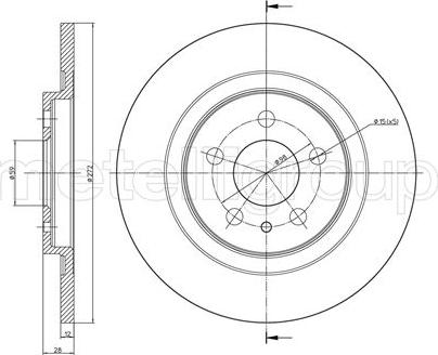 Fri.Tech. BD1098 - Disque de frein cwaw.fr