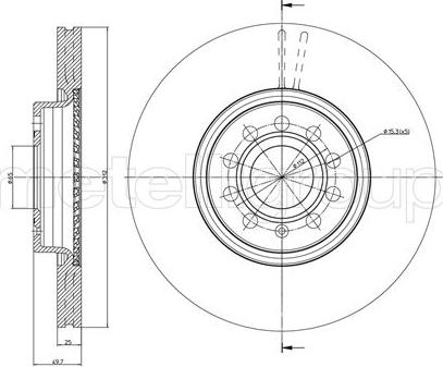 Fri.Tech. BD1069 - Disque de frein cwaw.fr