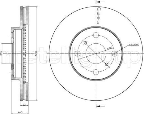 Fri.Tech. BD1067 - Disque de frein cwaw.fr