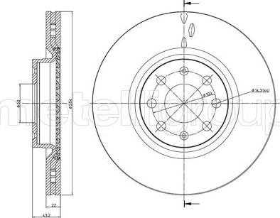 Fri.Tech. BD1003 - Disque de frein cwaw.fr