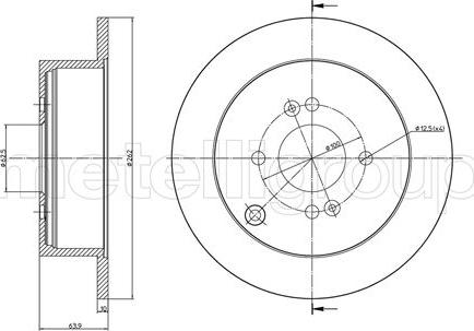 Fri.Tech. BD1015 - Disque de frein cwaw.fr