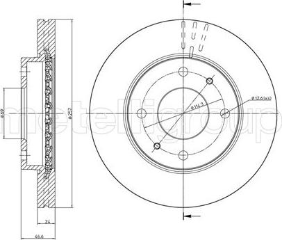 Fri.Tech. BD1017 - Disque de frein cwaw.fr