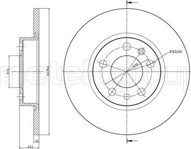 Fri.Tech. BD1089 - Disque de frein cwaw.fr