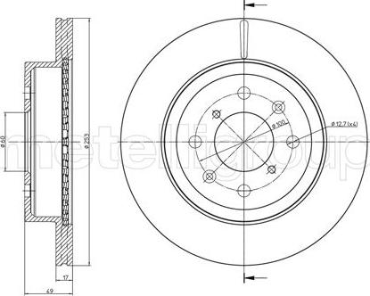 Fri.Tech. BD1086 - Disque de frein cwaw.fr