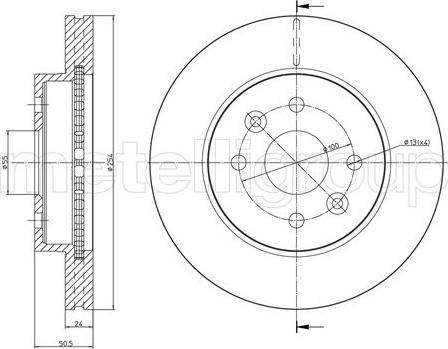 Fri.Tech. BD1030 - Disque de frein cwaw.fr