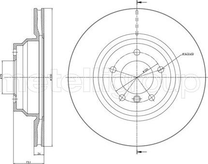 Fri.Tech. BD1074 - Disque de frein cwaw.fr