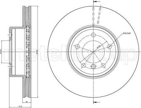 Fri.Tech. BD1076 - Disque de frein cwaw.fr