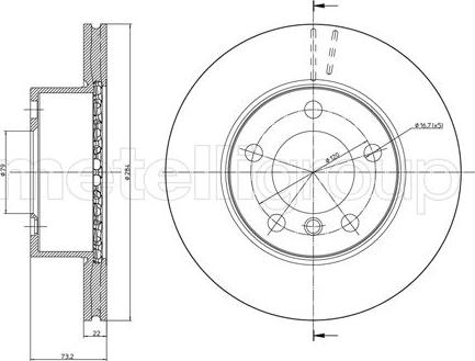 Fri.Tech. BD1071 - Disque de frein cwaw.fr