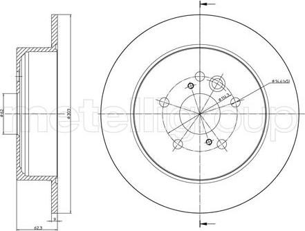 Fri.Tech. BD1151 - Disque de frein cwaw.fr