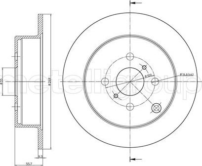 Fri.Tech. BD1153 - Disque de frein cwaw.fr