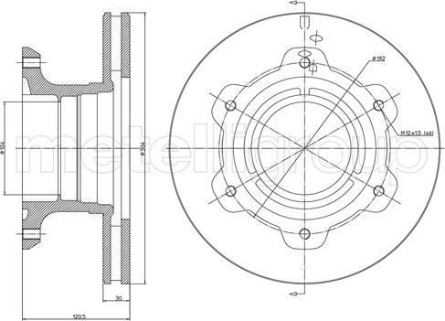 Dynamatrix DBD1203C - Disque de frein cwaw.fr