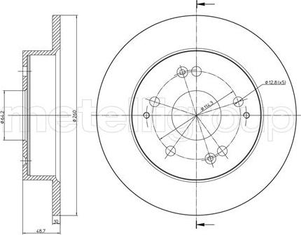 Fri.Tech. BD1106 - Disque de frein cwaw.fr