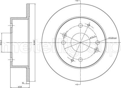 Fri.Tech. BD1103 - Disque de frein cwaw.fr