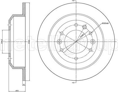 Fri.Tech. BD1118 - Disque de frein cwaw.fr