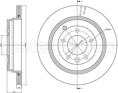 Fri.Tech. BD1122 - Disque de frein cwaw.fr